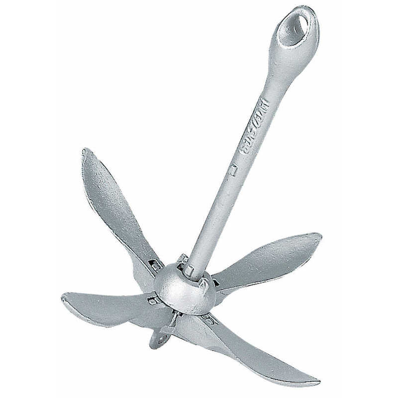 Plastimo Faltklapp-Anker verzinkt 6 KG