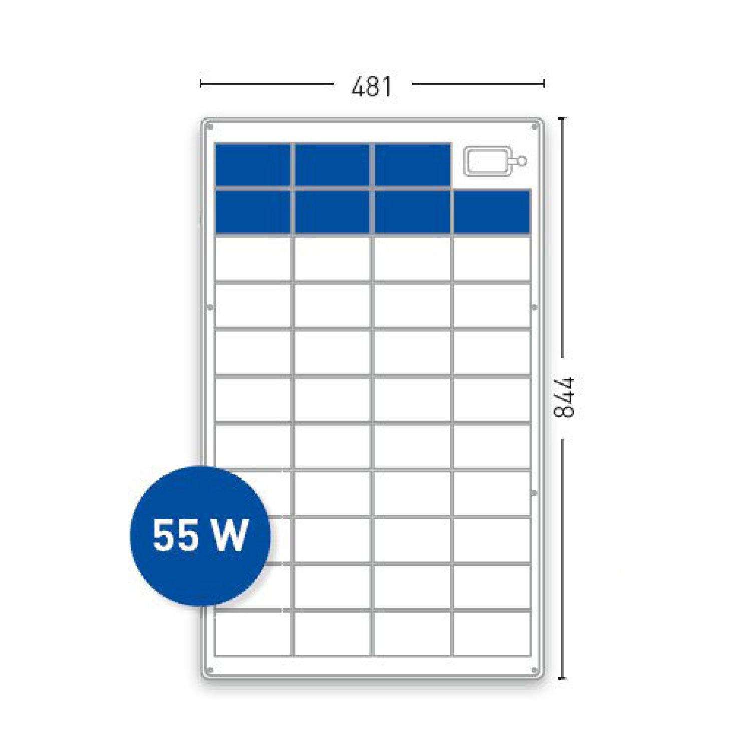 Solara Solarmodul M-Serie semi flexibel