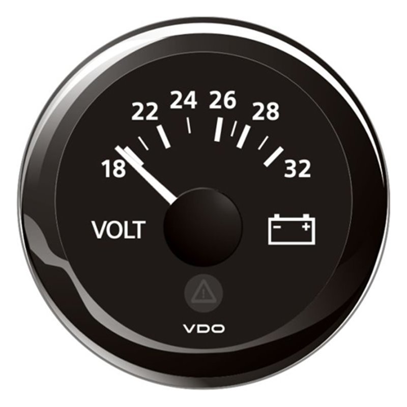 VDO VL Voltmeter 18-32V, schwarz