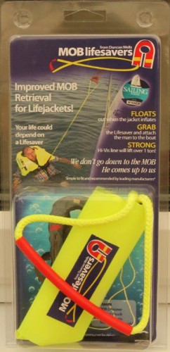 MOB Lifesaver schwimmfähige Rettungsleine, 3 m lang, mit verstärker Triangle-Schlaufe an einem Ende, Durchmesser 3 mm, schwimmfähig in leuchtend Gelb