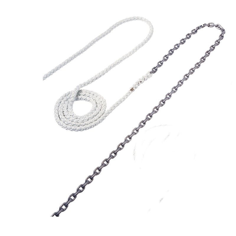 Maxwell 10m 8mm Kette x 100m 14mm 8 Geflecht/Nylon Maxwell 10m 8mm Kette x 100m 14mm 8 Geflecht/Nylon