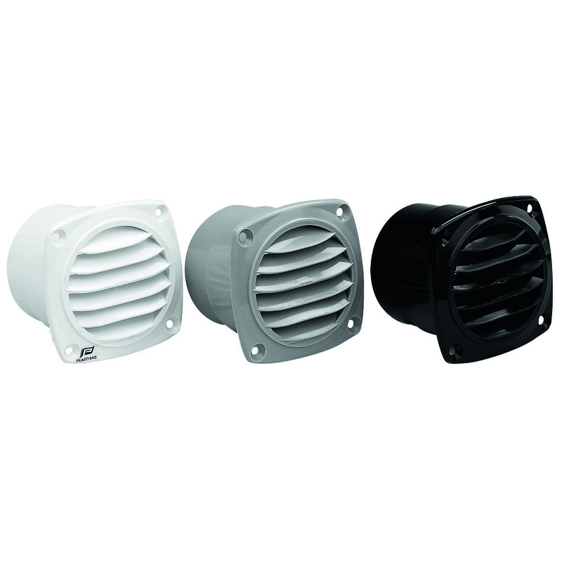 PLASTIMO LUEFTUNGSGITTER MIT VERBIND. WEISS