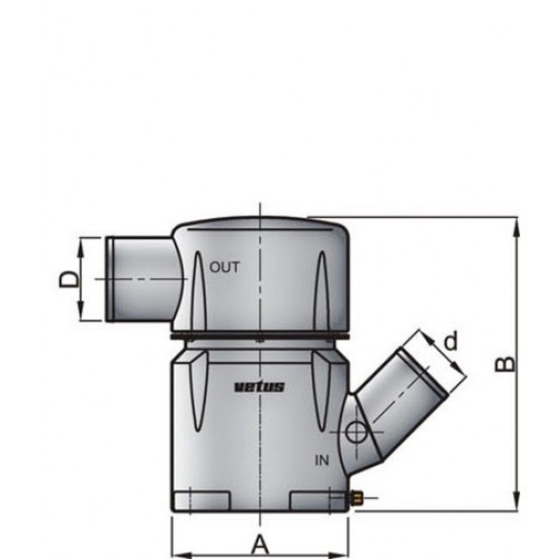 Vetus Kunststoff Wassersammler MGP102102 Vetus Kunststoff Wassersammler MGP102102