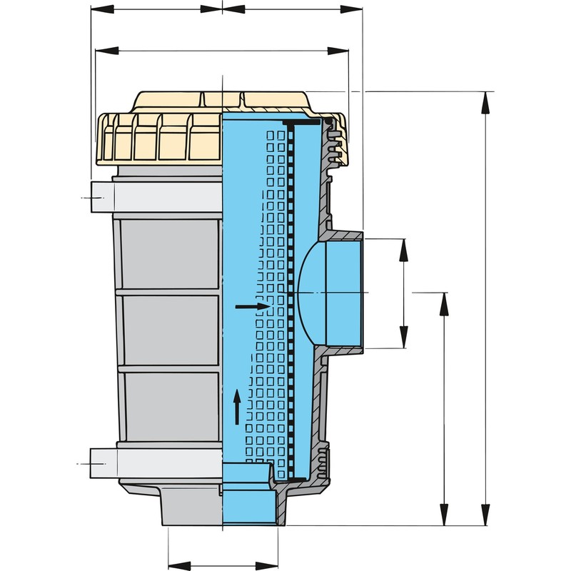 Vetus Wasserfilter 1320 50mm Ø