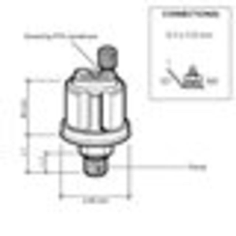 Veratron VDO Öldruck Sensor 25bar/350psi, 1p, 1/8- Veratron VDO Öldruck Sensor 25bar/350psi, 1p, 1/8-