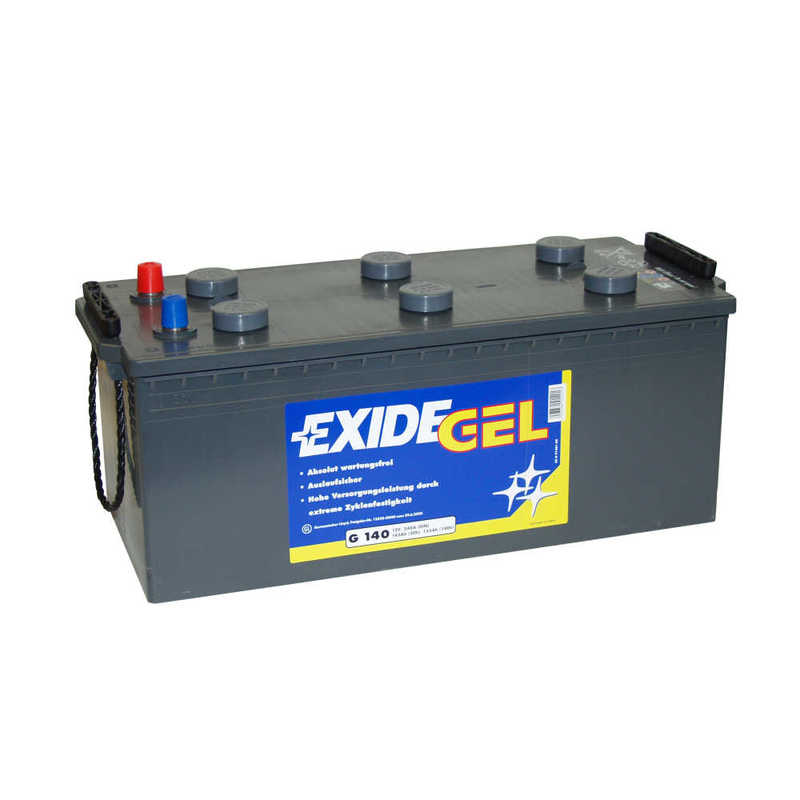 Exide Equioment Gel Batterie, 143Ah, 1600Wh, 12V
