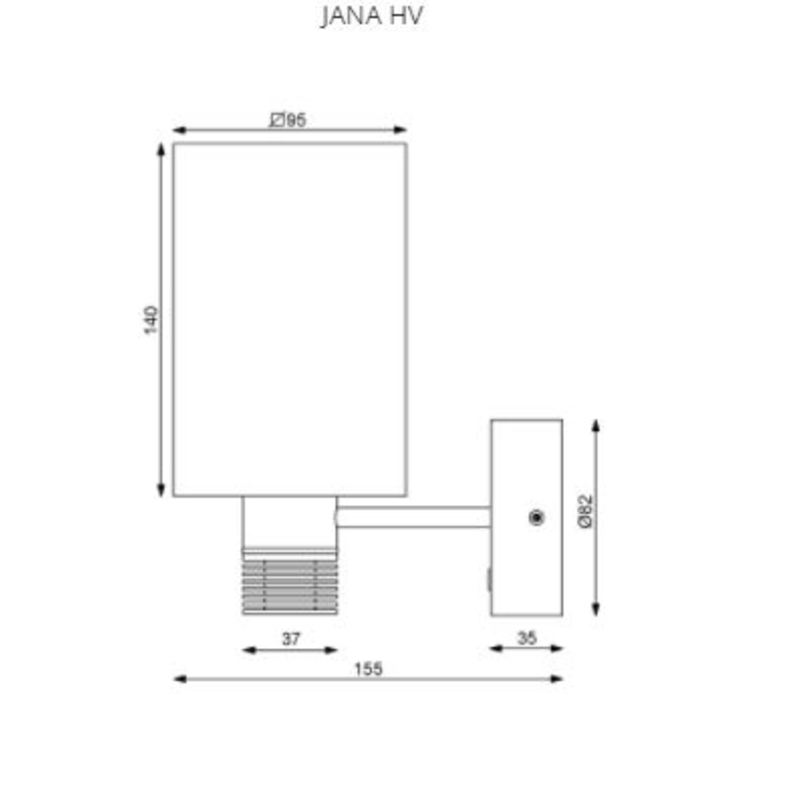 Prebit JANA HV, chrom-glanz 230V Prebit JANA HV, chrom-glanz 230V