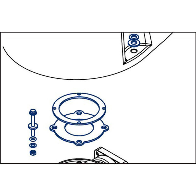 BUKH PRO BASE GASKET KIT FOR ELECTRIC TOILETS