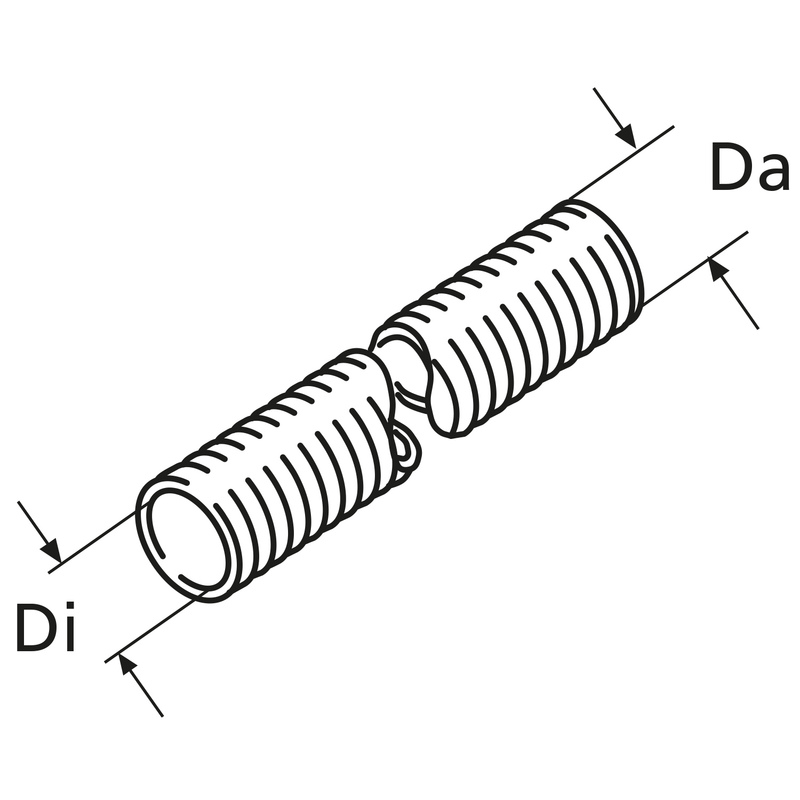 Webasto Flex Waermeschutzrohr D28, L=324 Glasfase Webasto Flex Waermeschutzrohr D28, L=324 Glasfase