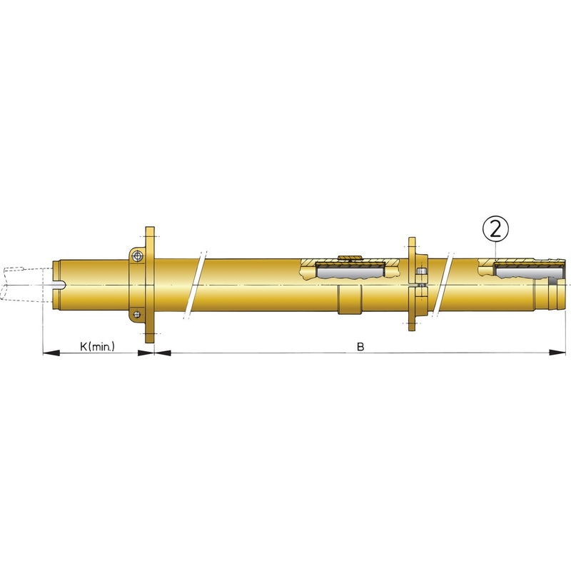 Vetus Drittes Lagerr für Bronze-Stevenrohr Ø 25 mm Vetus Drittes Lagerr für Bronze-Stevenrohr Ø 25 mm