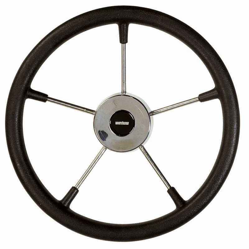 Vetus Steuerrad KS36Z, Polyuhretan, schwarz, 36cm Vetus Steuerrad KS36Z, Polyuhretan, schwarz, 36cm