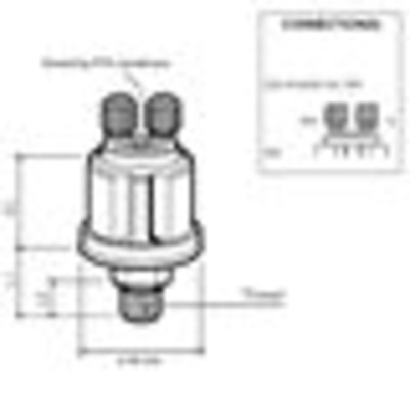 Veratron VDO Öldruck Sensor 10bar/150psi, 1p, M12 Veratron VDO Öldruck Sensor 10bar/150psi, 1p, M12