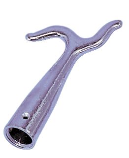 Bootshakenspitze Alum. 185x26mm