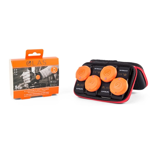 Exposure OLAS Crew-Sender 4er Pack, orange, in EVA-Tasche, EXPOLAS4PACK