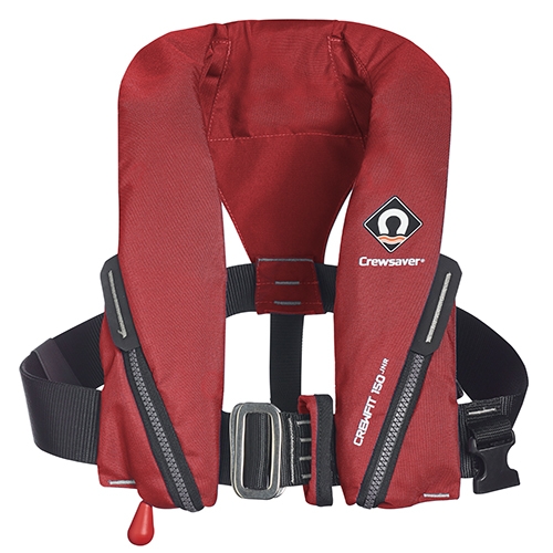 CrewFit 150N Junior Automatic, 9705RA, Rettungsweste, rot, integrierter Lifebelt (Harness)