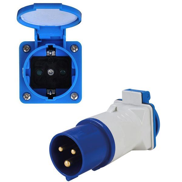 Adapter CEE Stcker -> Schuko Steckdose