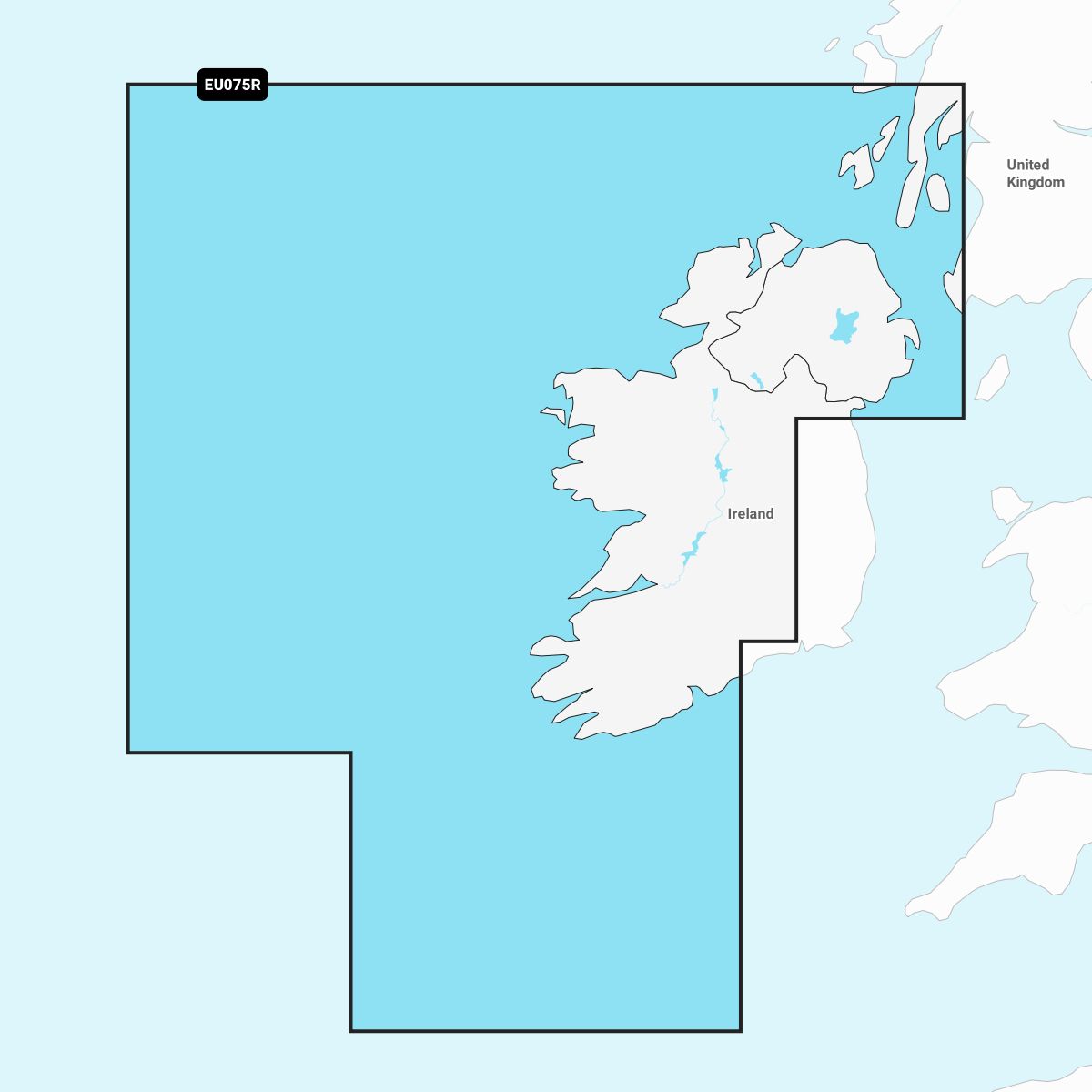 Navionics+ EU075R Irland Westküste