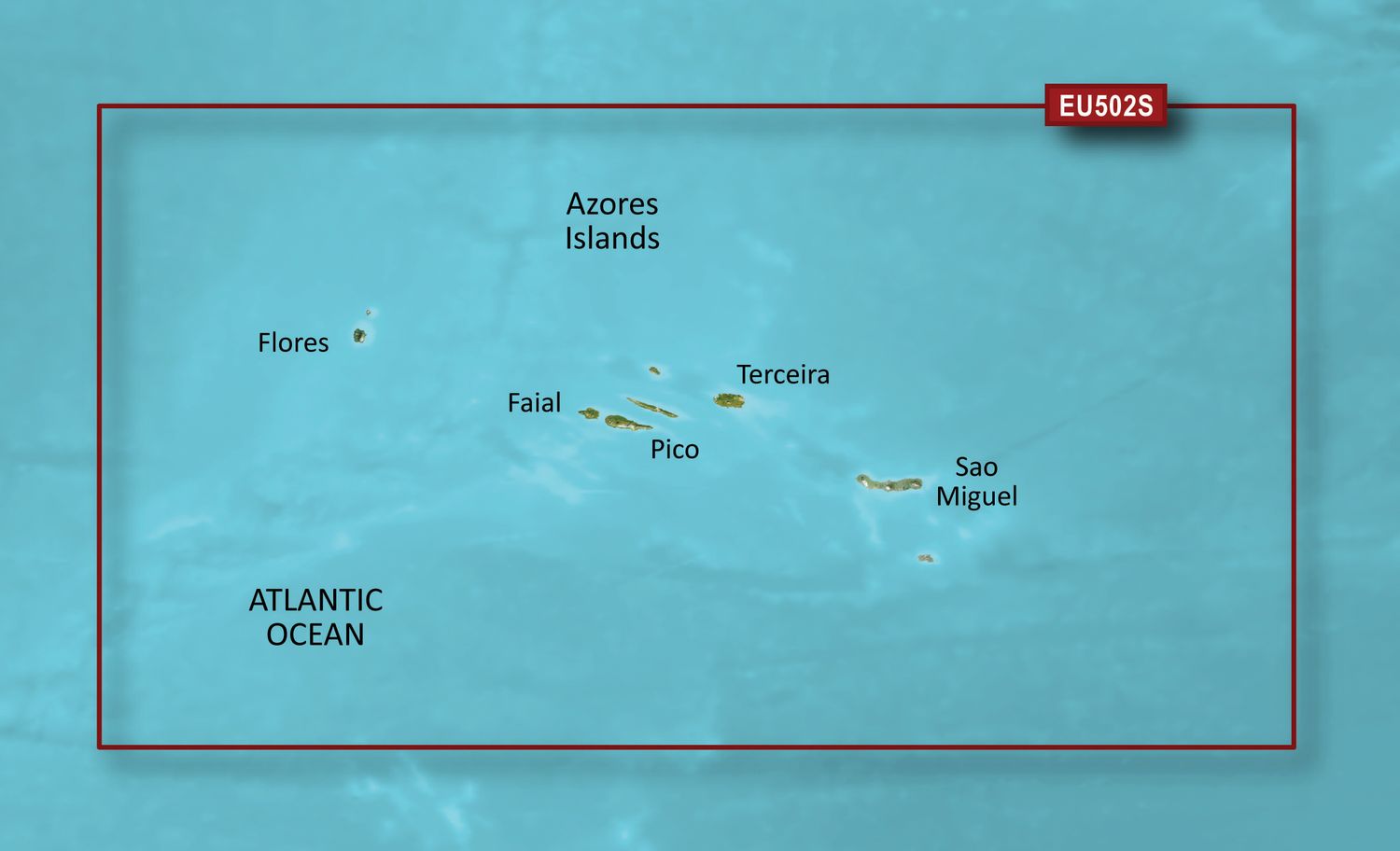 Garmin Seekartenmodul G3 Vision microSD™/SD™ card: VEU502S - Azores Islands