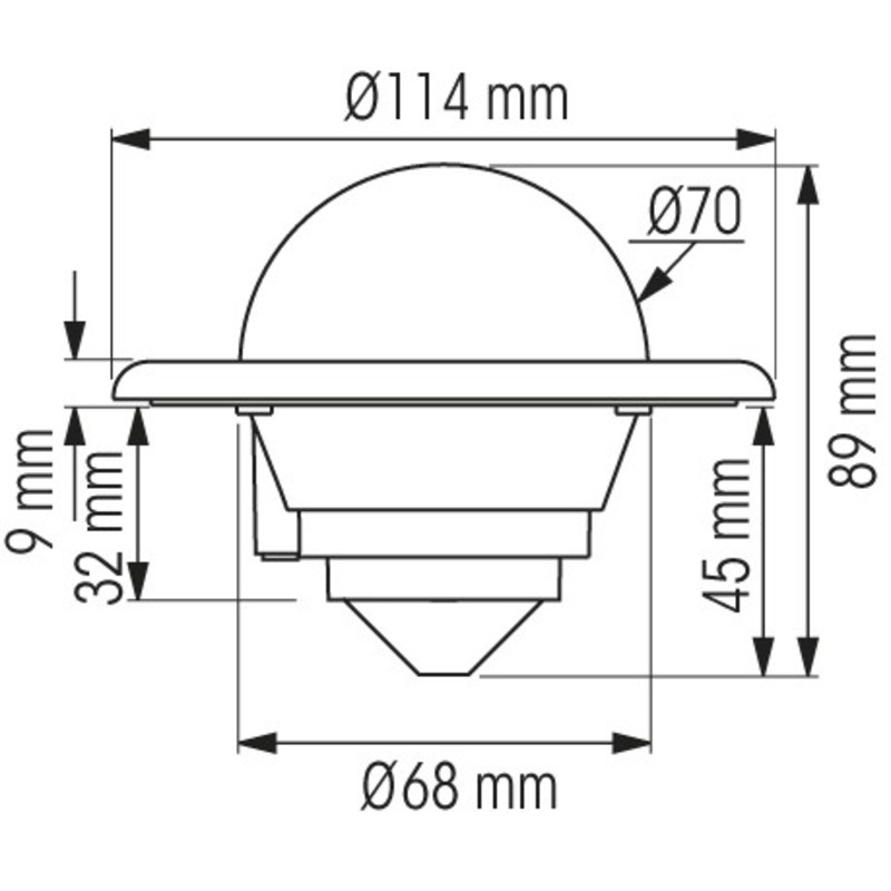 PLASTIMO KOMPASS MINI C SCHWARZ Z/A/B/C