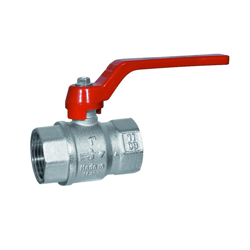 PLASTIMO '1 1/2'' VENTIL MESSING VERNICKELT'