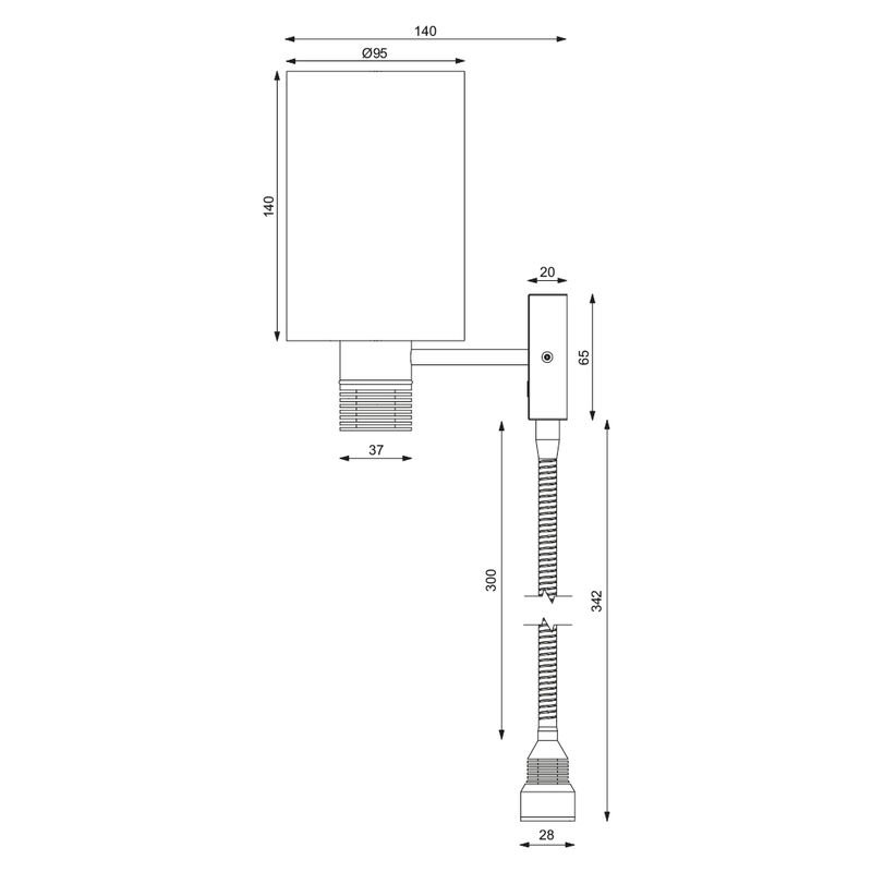 Prebit NOVA-LYNN 25°, chrom-glanz, Prebit NOVA-LYNN 25°, chrom-glanz,