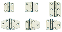 Niro Scharnier, 48x37mm, Ø4mm
