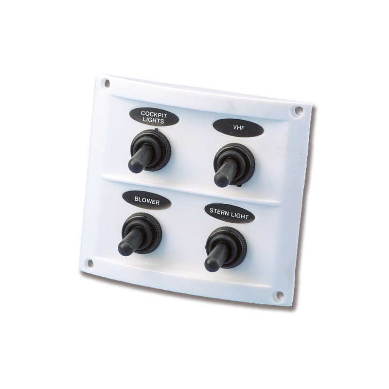 BUKH PRO 4 SWITCHES PANEL COL.WHITE