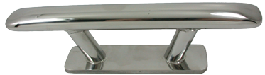 Niro Ovale Klampe, Bolzenmontage (Ø10mm), A=200mm, B=34mm, C=120mm, D=55mm, E=67mm, F=34mm