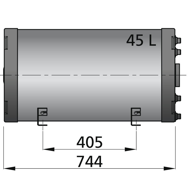 Vetus Warmwasserboiler 45 Ltr. doppelwandig Vetus Warmwasserboiler 45 Ltr. doppelwandig