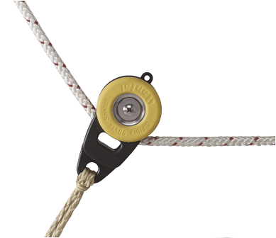 Antal Aluminium snatch block Ø40mm, line Ø12mm, with Gummi Schutz