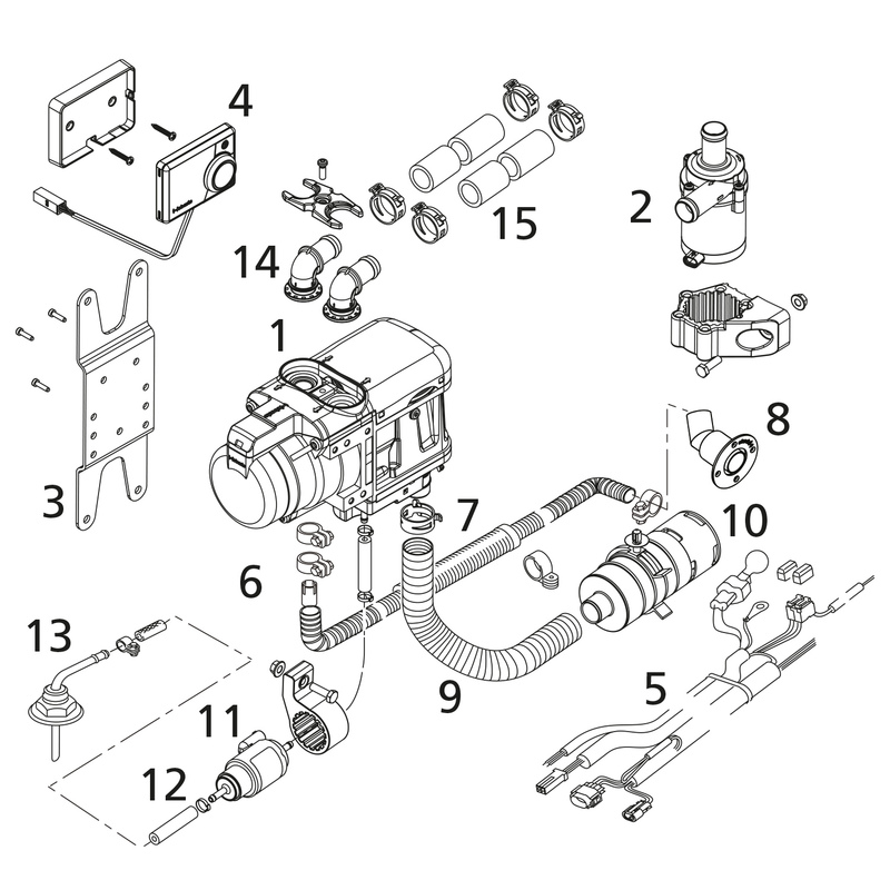 Webasto LU TT-EVO BOOT 12V DIESEL Webasto LU TT-EVO BOOT 12V DIESEL