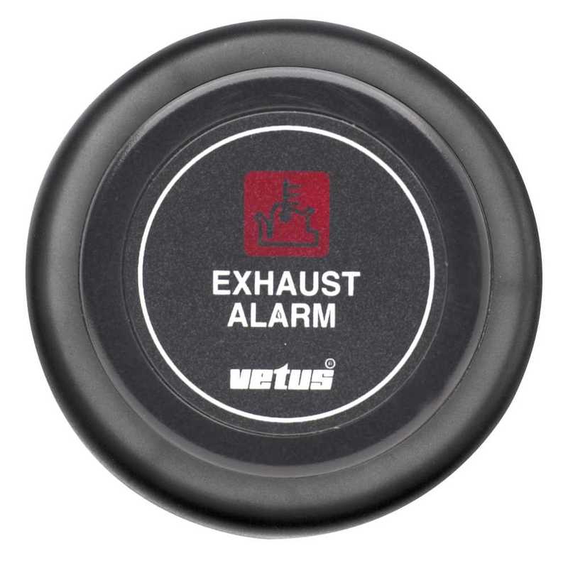 Vetus Auspufftemperaturalarmanzeige, schwarz, 12 V Vetus Auspufftemperaturalarmanzeige, schwarz, 12 V