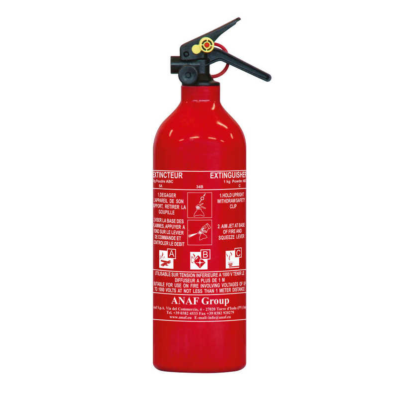 PLASTIMO PULVERLOESCHER 1 KG ABC + MANOMETER PLASTIMO PULVERLOESCHER 1 KG ABC + MANOMETER