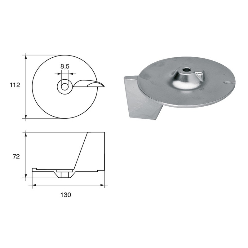 BUKH PRO ANODE F/HONDA ENGINES