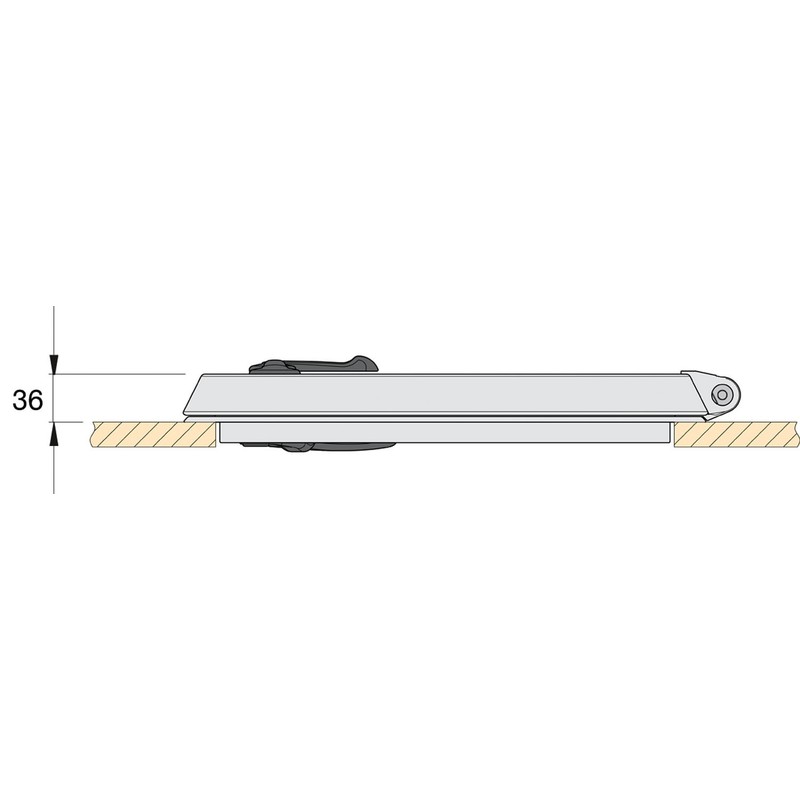 Vetus Magnus-Decksluke Typ-2626, 260 x 260mm