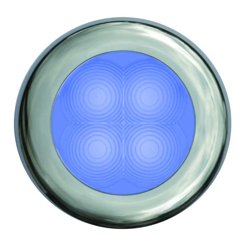 Hella LED RND SL BLUE 12V SS RIM Hella LED RND SL BLUE 12V SS RIM