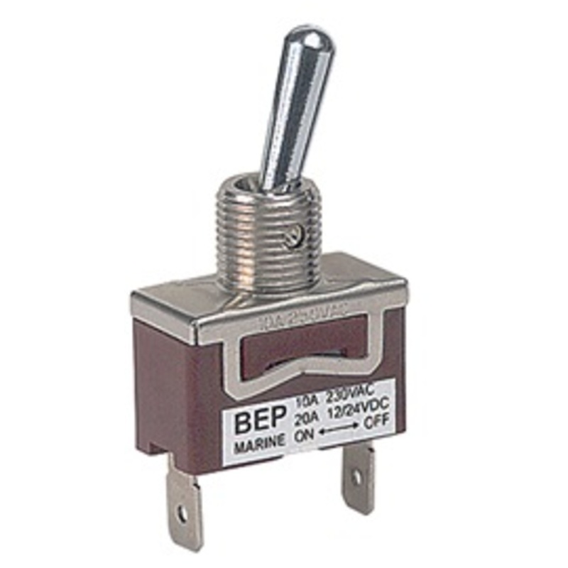 BEP-Kippschalter Off/On einpolig 12V 10A BEP-Kippschalter Off/On einpolig 12V 10A
