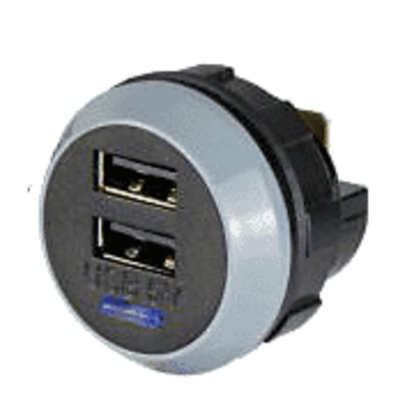 Philippi USD GW USB Einbau-Doppel-Ladesteckdose Philippi USD GW USB Einbau-Doppel-Ladesteckdose
