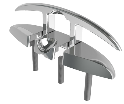 Niro Klappbare Klampe, L=152,4mm