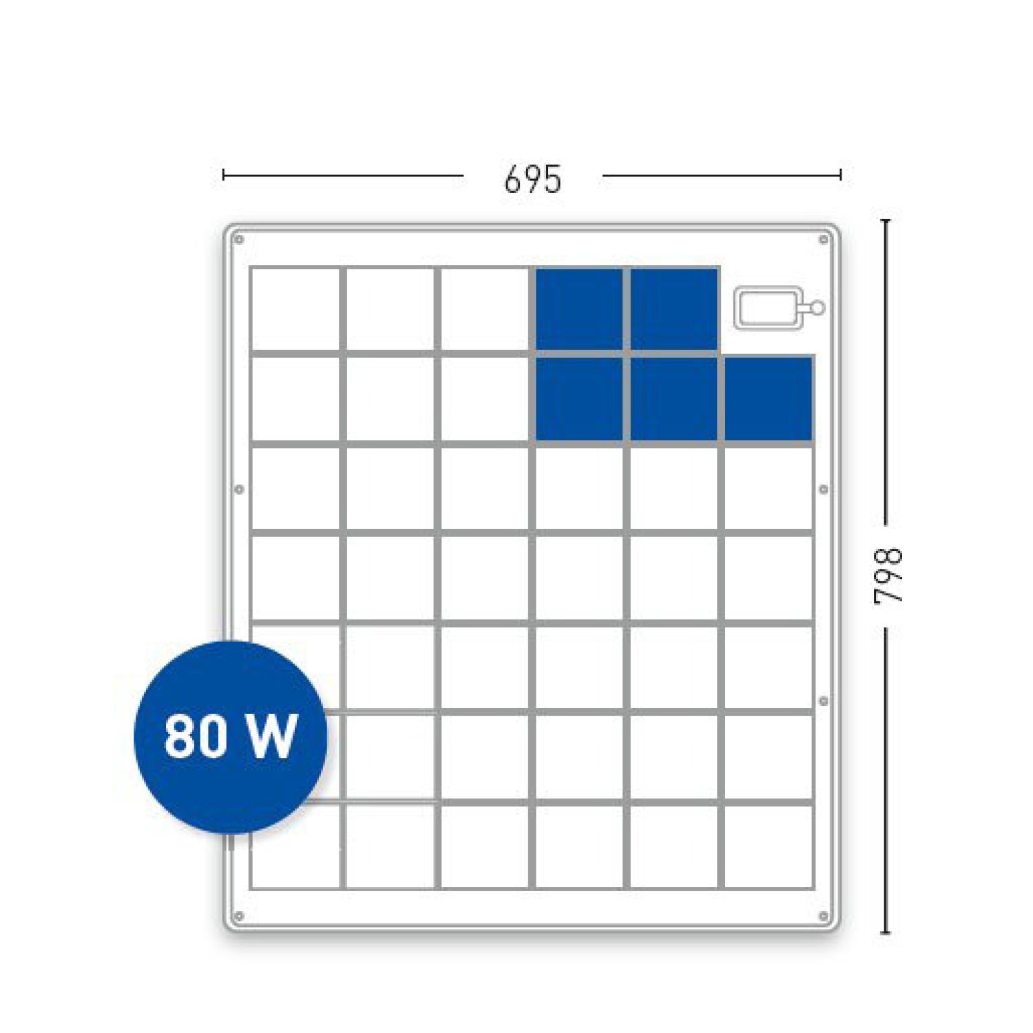 Solara Solarmodul M-Serie semi flexibel