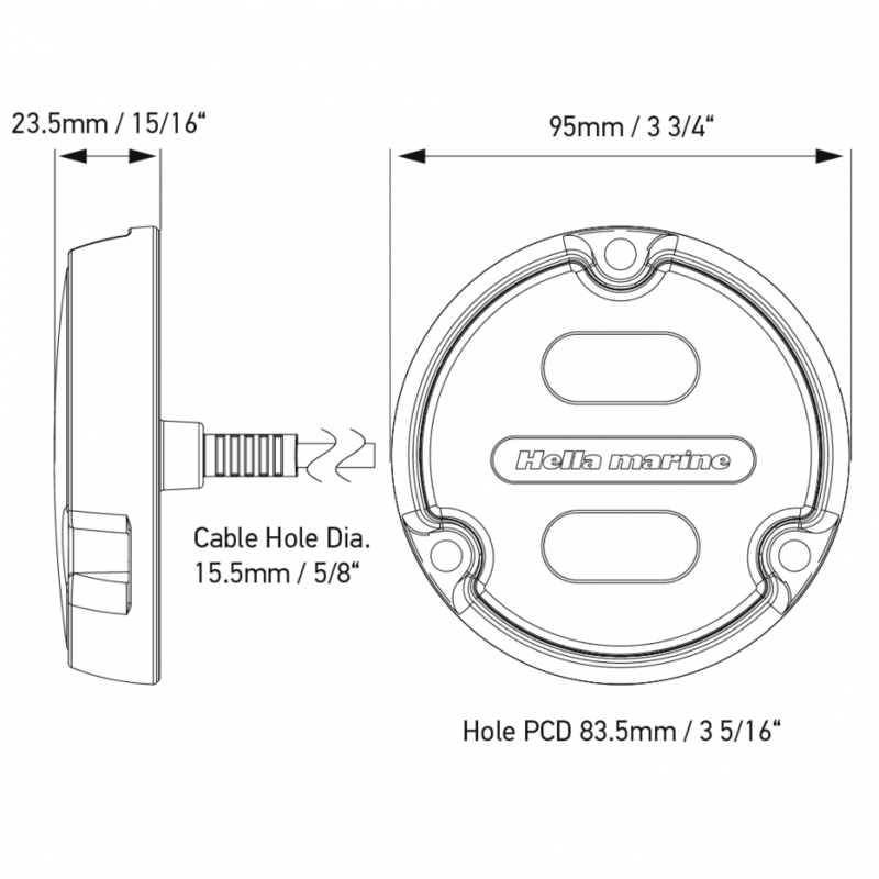 Hella Apelo A2 RGB Alu, anthrazit Hella Apelo A2 RGB Alu, anthrazit