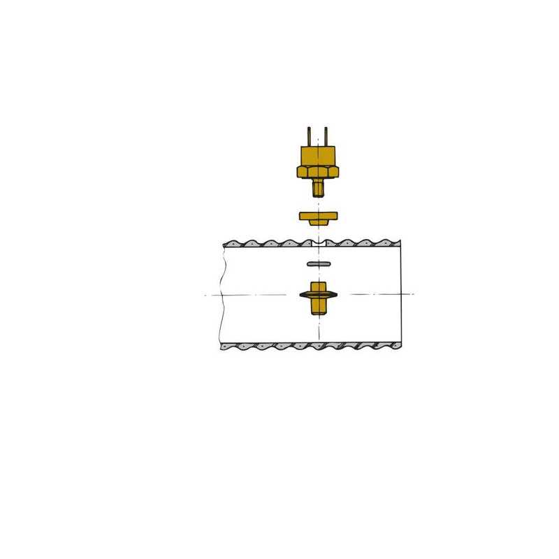 Vetus Auspufftemperaturalarm-Sensor für Schlauch Vetus Auspufftemperaturalarm-Sensor für Schlauch