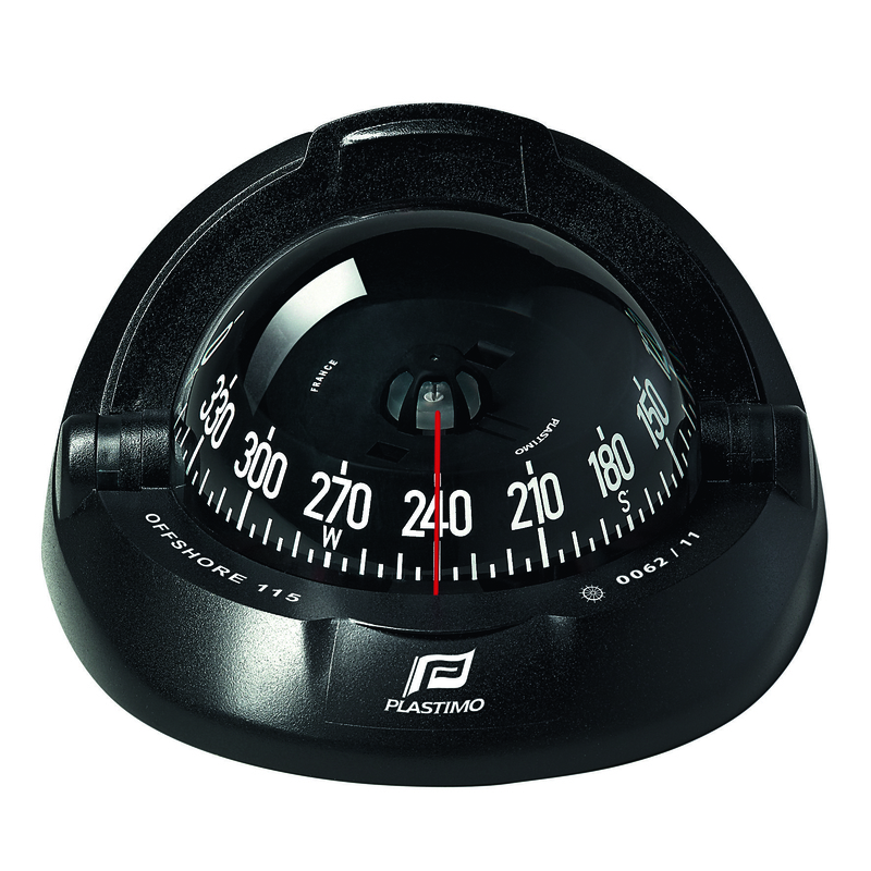 PLASTIMO Kompaß OFF115 schwarz Einbau,schwarz con