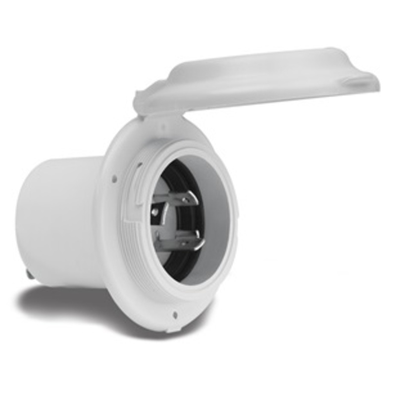 Marinco INLET, 16A CONTOURED EXP. W/ SS TR