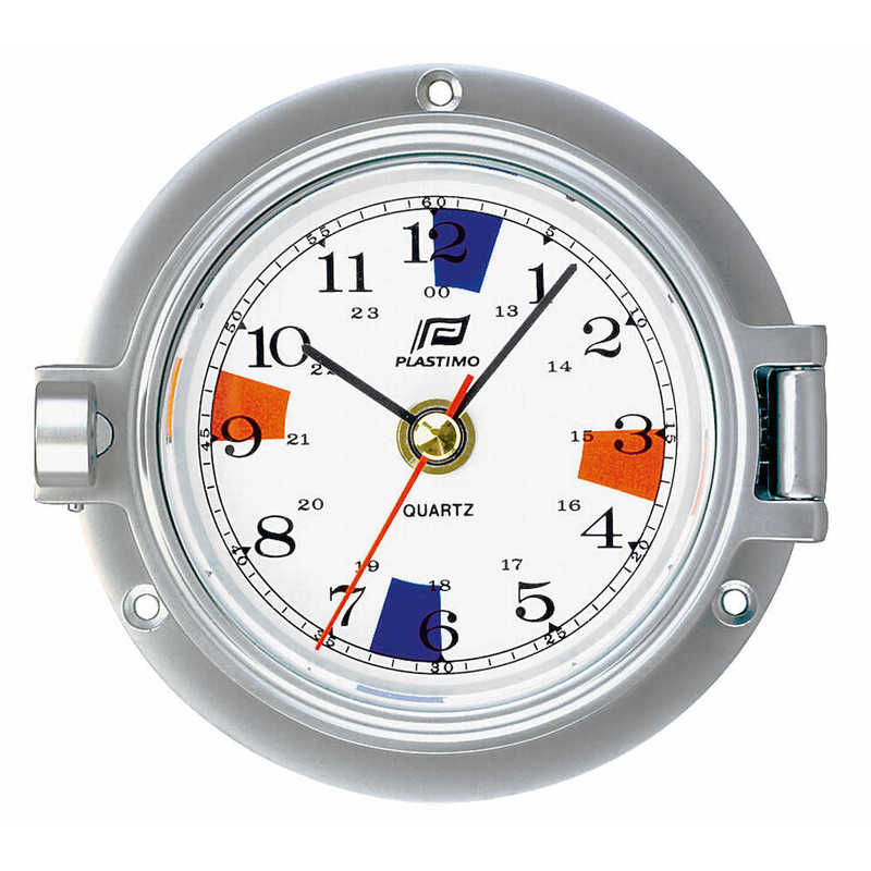 PLASTIMO UHR 3'' MATTES CHROM + FUNKSEKTOREN PLASTIMO UHR 3'' MATTES CHROM + FUNKSEKTOREN