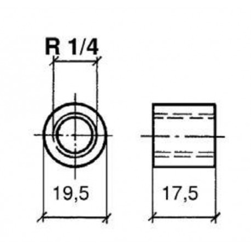 Veratron VDO Pyrometer Gewindebuchse zum Anschweis