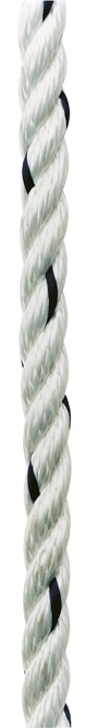 Allcord-1, Geschlagenes Polyester, Ø12mm, Weiß, Haspel 200m (Bruchlast 2400kg)