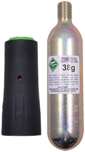 Servicekit für ErgoFit 190N/Crewfit 180N Automatic Harness, 10007.Best. aus Gaspatrone und Auslöser, (bis ca. Bj. 08/2019 - Für Westen die mit der Seriennummer L-beginnen)