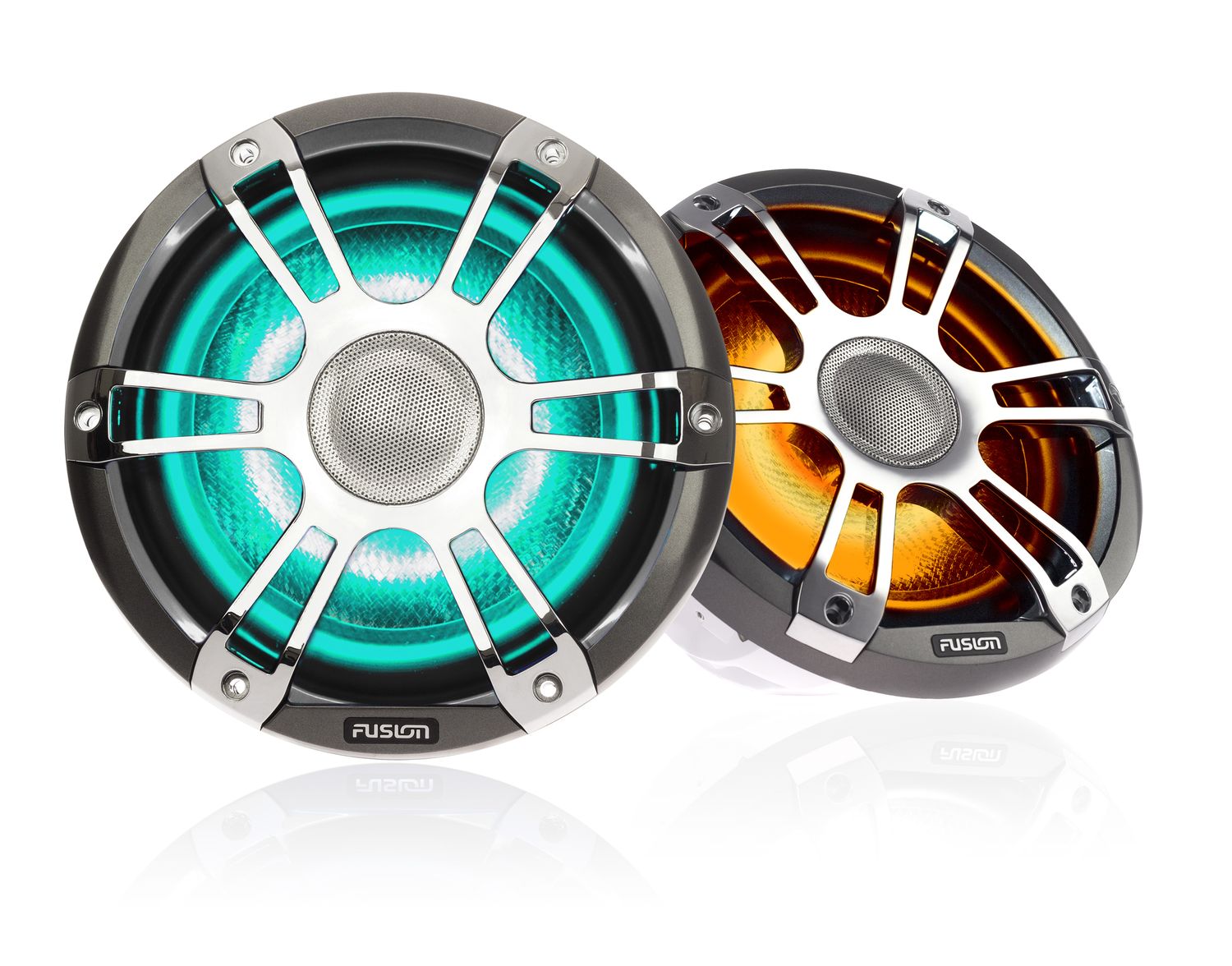 Fusion Lautsprecher Signature Serie chrom LED