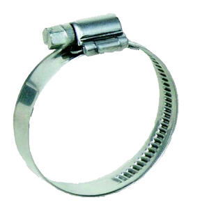 Niro Schraubschlauchklemme, 52-76mm, Breite 12,7mm (Preis per 4 Stück verpackt)